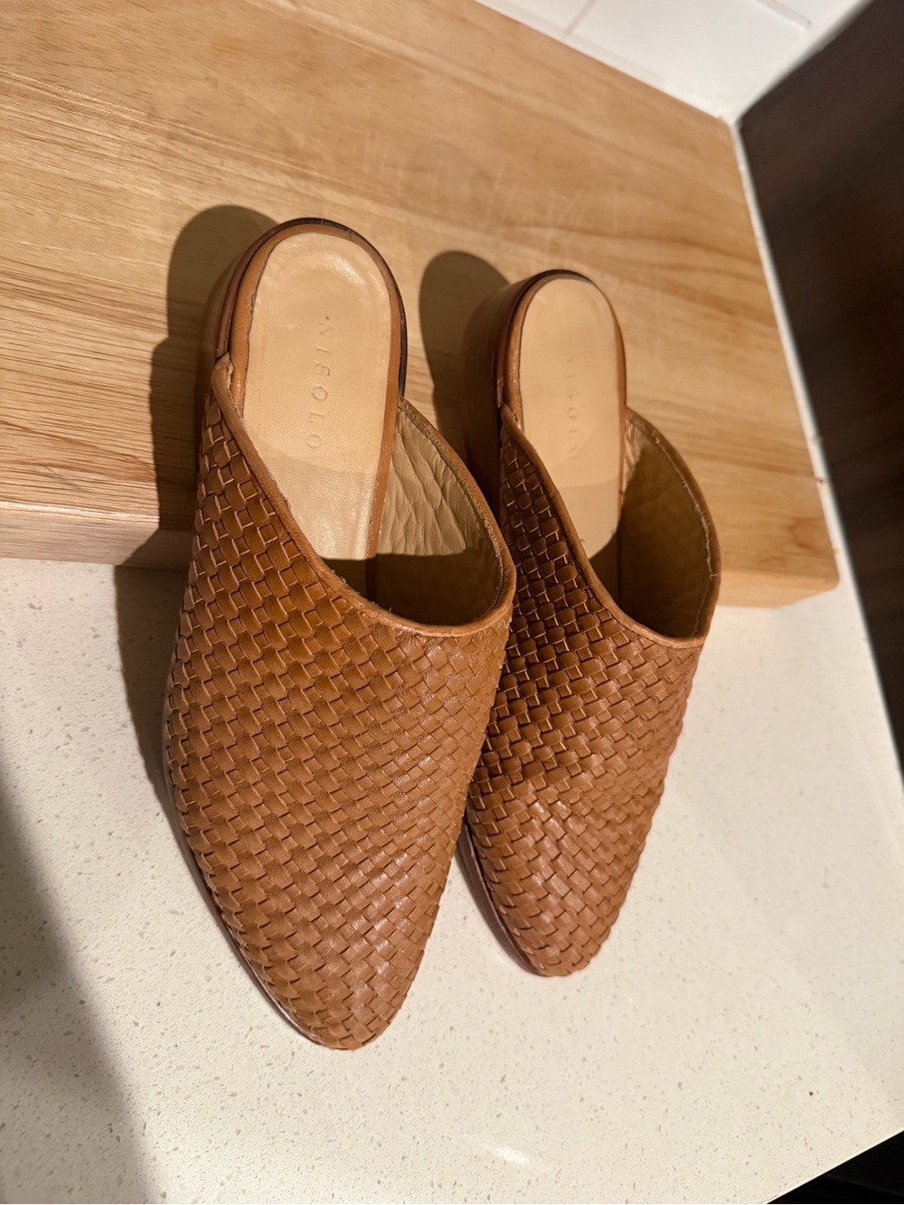 Nisolo Ama Woven Mule Leather Mule Slip-On in Brown - Size 8.5 - Picture 13 of 13